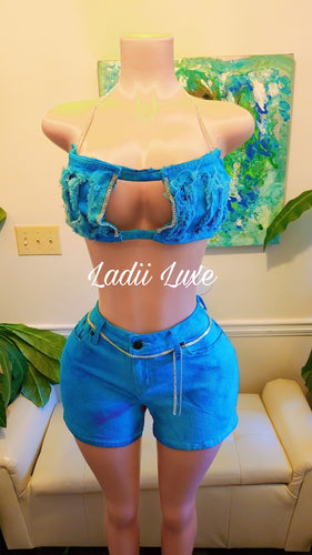 Blue Icy Baddie Set